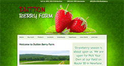 Desktop Screenshot of duttonberryfarm.com