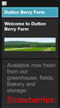 Mobile Screenshot of duttonberryfarm.com