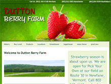 Tablet Screenshot of duttonberryfarm.com